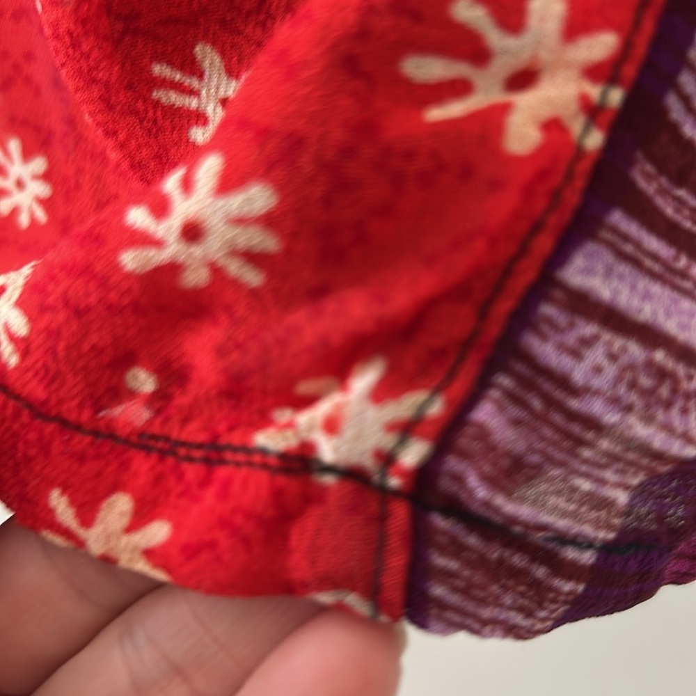 Vintage Sacred Threads Boho Patchwork Maxi Skirt … - image 4